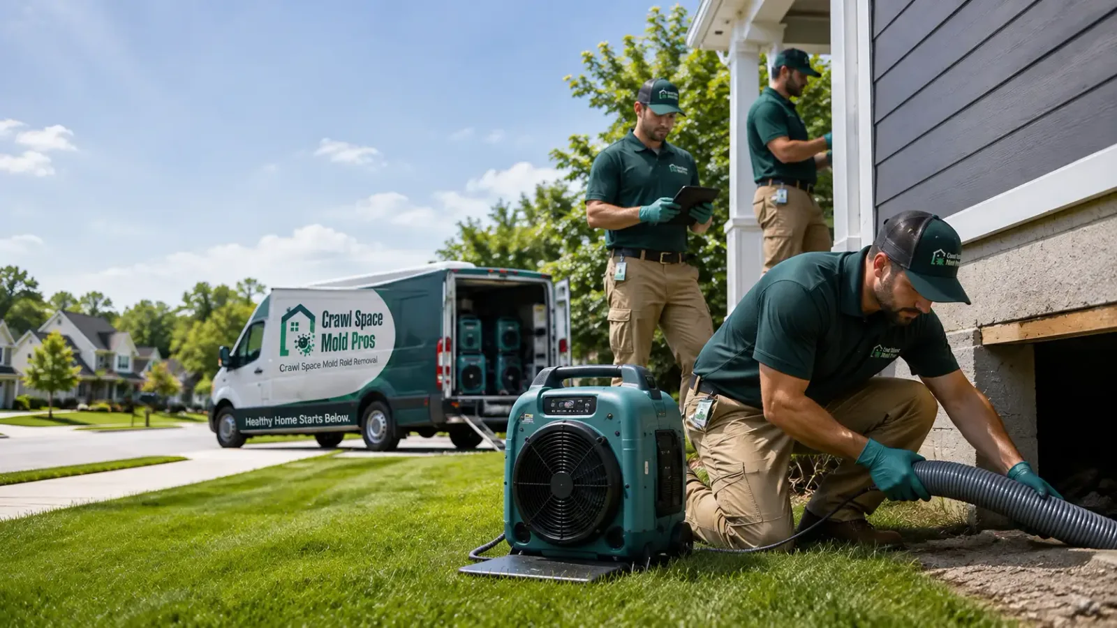 Crawl Space Mold Removal in Soldier, KS